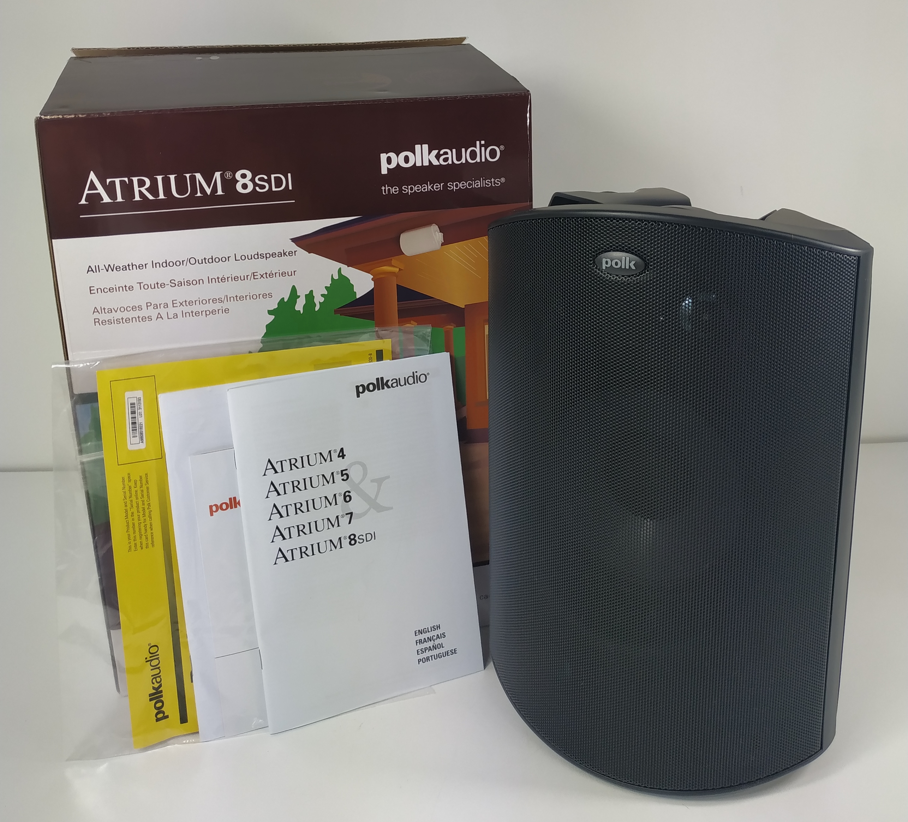 Polk Audio Atrium zawartość opakowania box